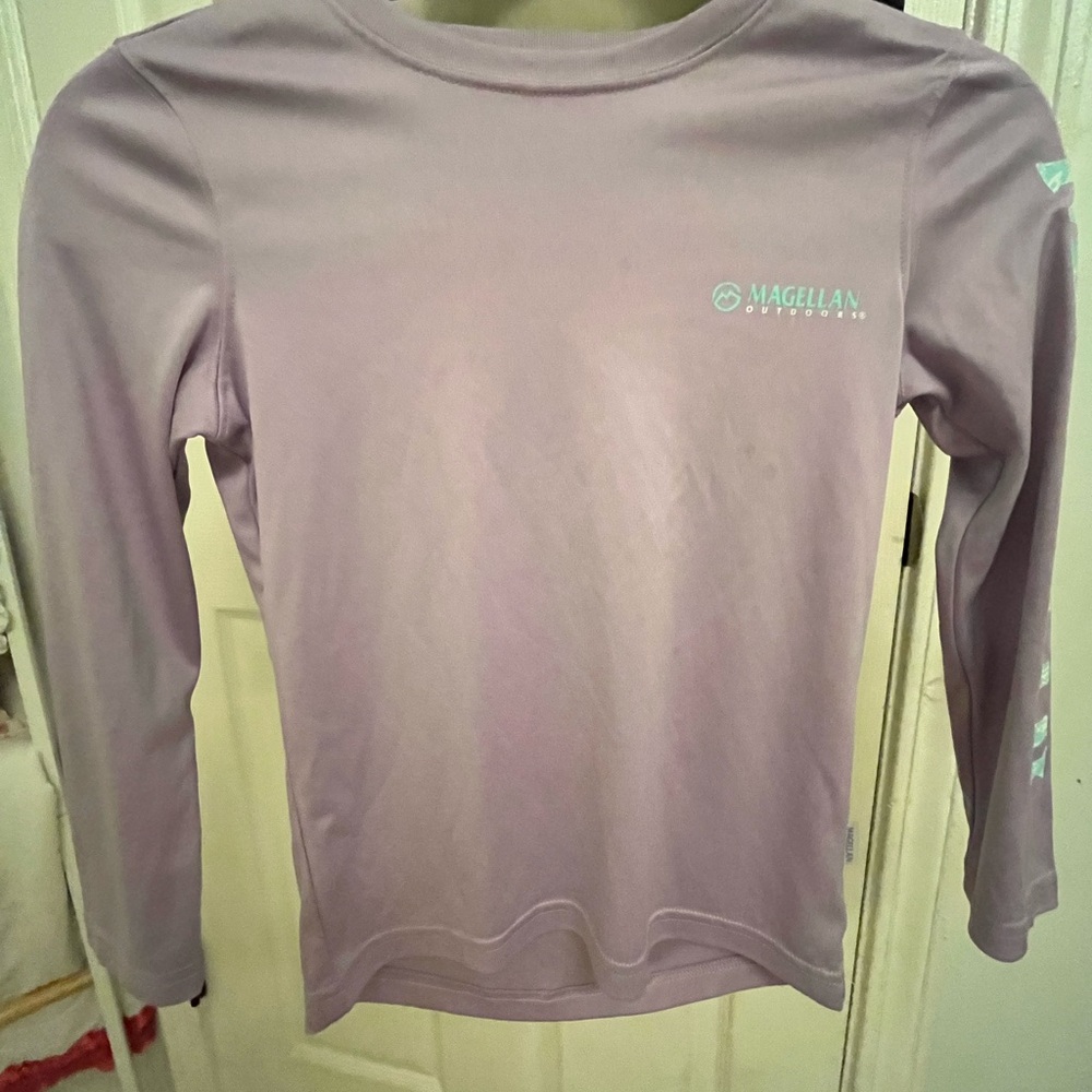 Magellan Outdoors Lavender Long Sleeve Shirt